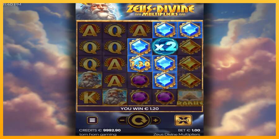 Zeus Divine Multipliers machine à sous pour de largent, image 3