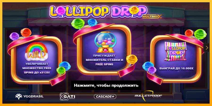 Lollipop Drop MultiMax machine à sous pour de largent, image 1