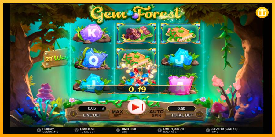 Gem Forest machine à sous pour de largent, image 2