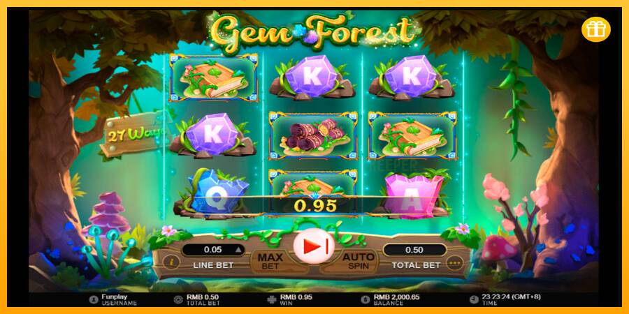 Gem Forest machine à sous pour de largent, image 3