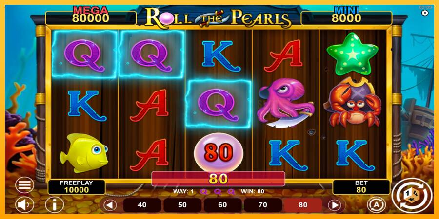 Roll The Pearls Hold & Win machine à sous pour de largent, image 3