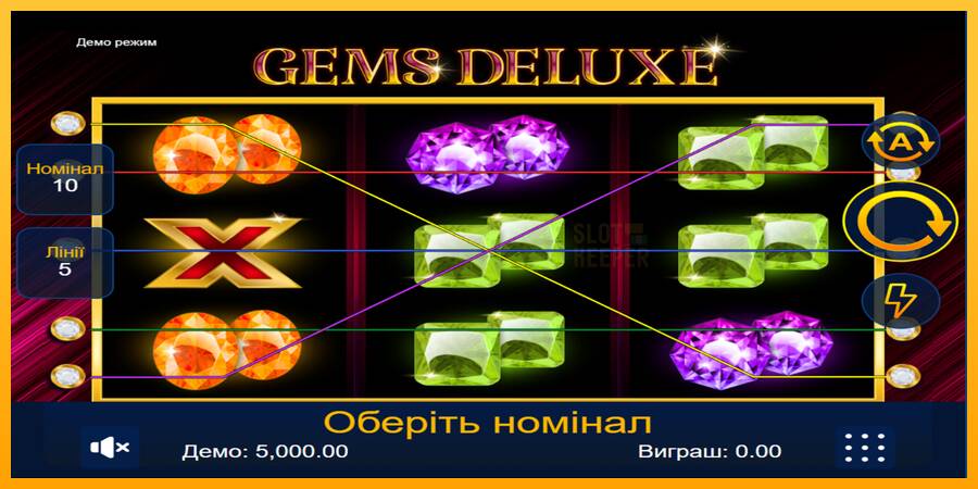 Gems Deluxe machine à sous pour de largent, image 1