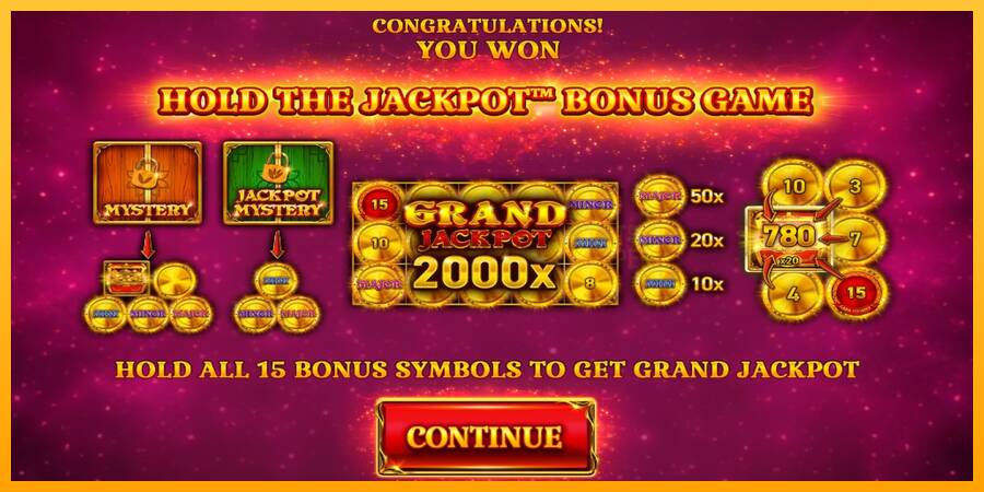 15 Coins Grand Gold Edition Halloween Jackpot machine à sous pour de largent, image 3