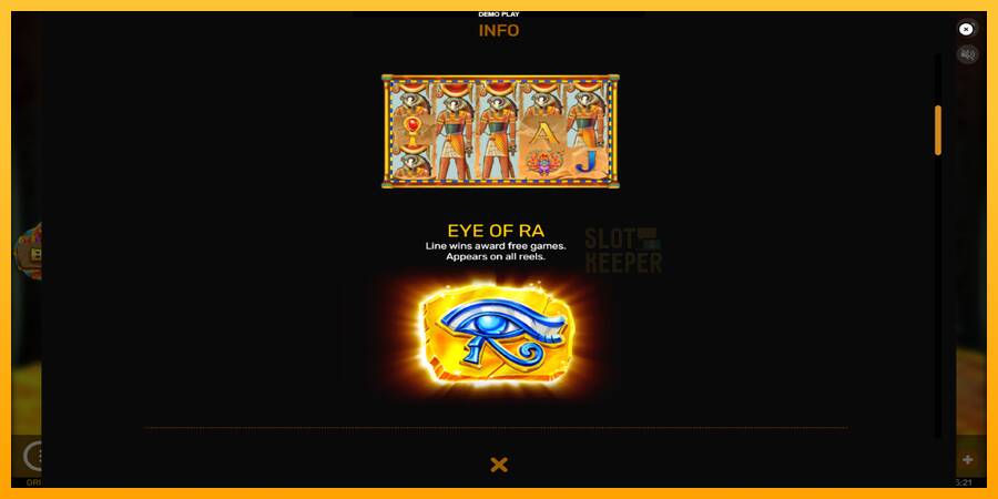 Eyes of Ra machine à sous pour de largent, image 5