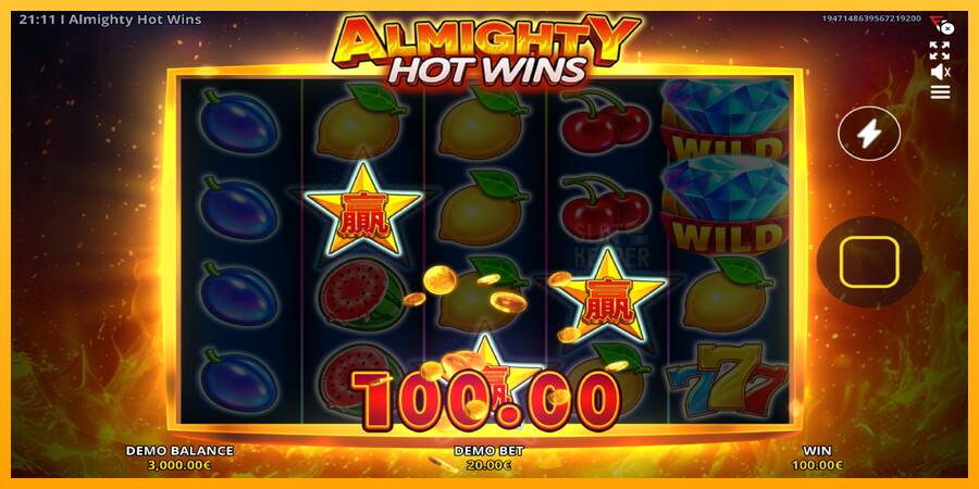 Almighty Hot Wins machine à sous pour de largent, image 3