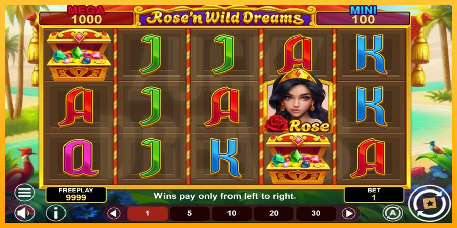 Rose’n Wild Dreams Hold & Win machine à sous pour de largent, image 2