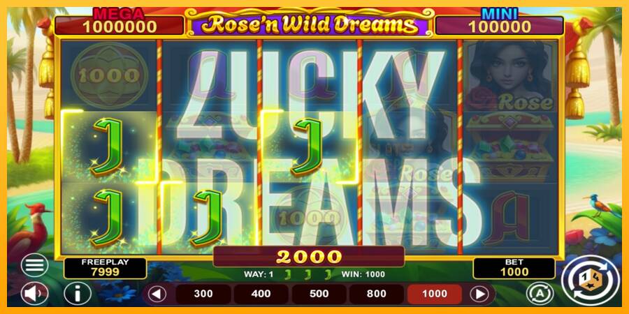 Rose’n Wild Dreams Hold & Win machine à sous pour de largent, image 3