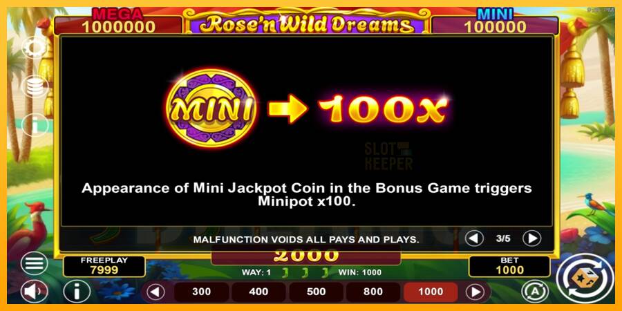 Rose’n Wild Dreams Hold & Win machine à sous pour de largent, image 6