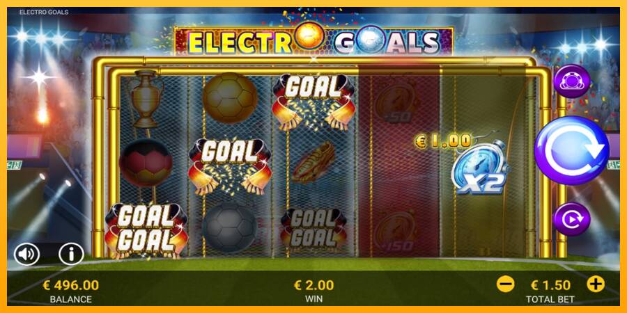 Electro Goals machine à sous pour de largent, image 3