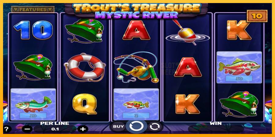 Trouts Treasure - Mystic River machine à sous pour de largent, image 3