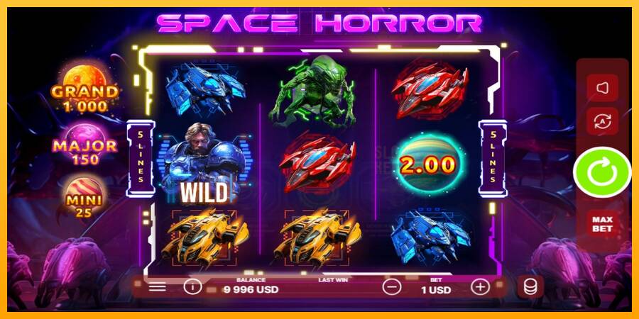 Space Horror machine à sous pour de largent, image 3