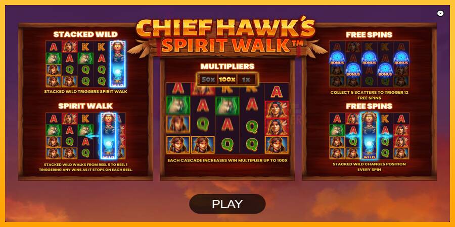 Chief Hawk’s Spirit Walk machine à sous pour de largent, image 1