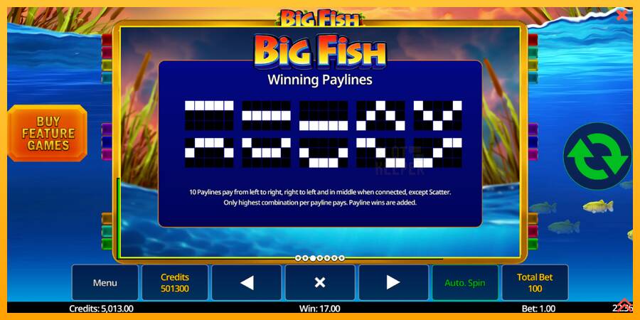 Big Fish machine à sous pour de largent, image 6