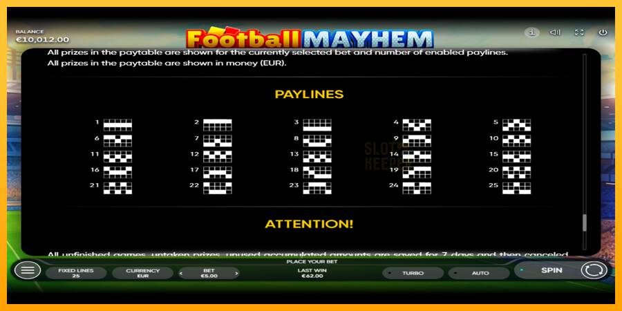 Football Mayhem machine à sous pour de largent, image 7