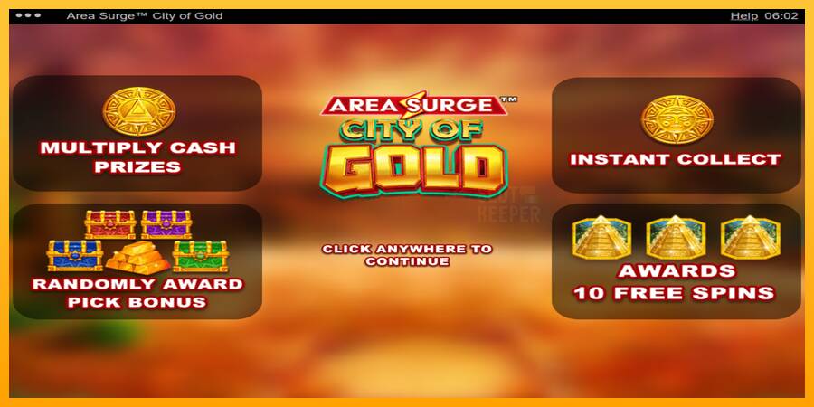 Area Surge City of Gold machine à sous pour de largent, image 1