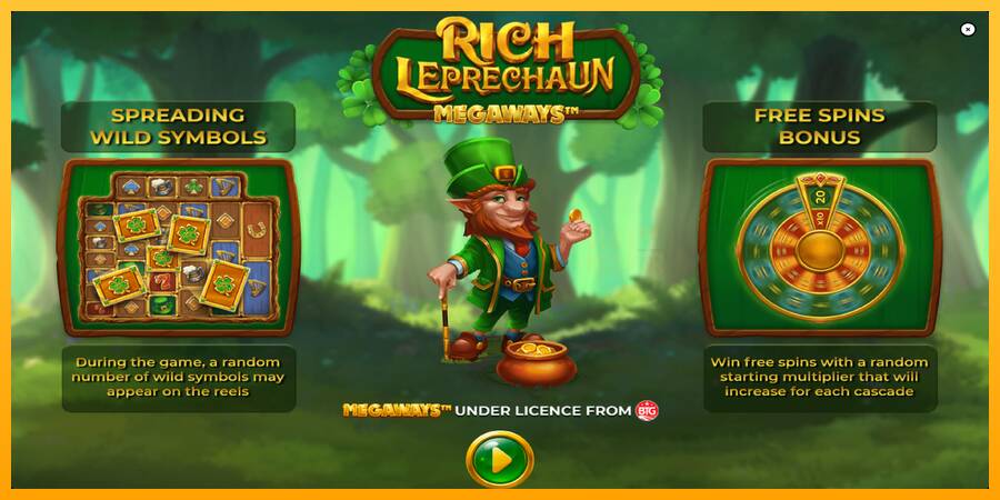 Rich Leprechaun Megaways machine à sous pour de largent, image 1