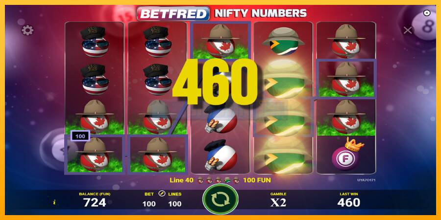 Betfred Nifty Numbers machine à sous pour de largent, image 3