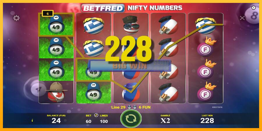 Betfred Nifty Numbers machine à sous pour de largent, image 4