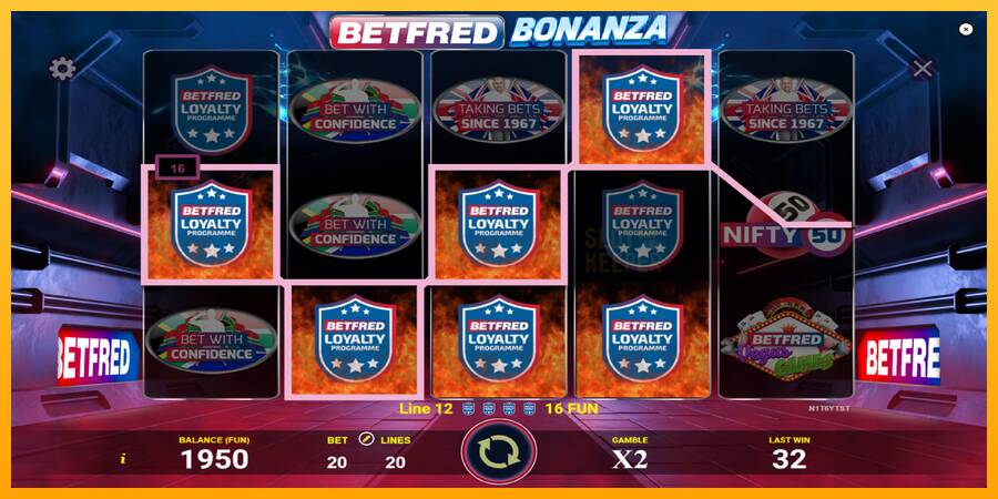 Betfred Bonanza machine à sous pour de largent, image 3