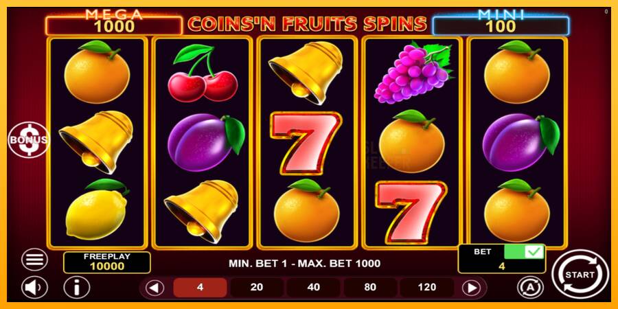 Coinsn Fruits Spins machine à sous pour de largent, image 2