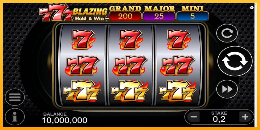 777 Blazing Hold & Win machine à sous pour de largent, image 1