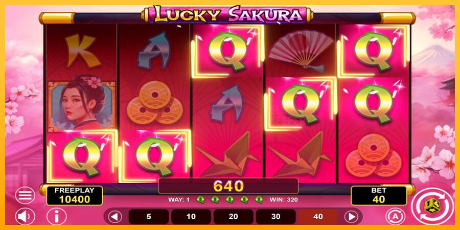 Lucky Sakura Win Spins machine à sous pour de largent, image 3