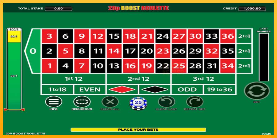 20p Boost Roulette machine à sous pour de largent, image 2