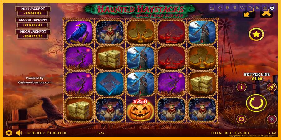 Haunted Haystacks - Spooky Hold and Win machine à sous pour de largent, image 2