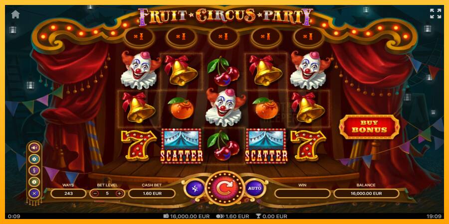 Fruit Circus Party machine à sous pour de largent, image 2