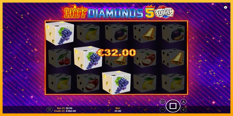 Hot Diamonds 5 Dice machine à sous pour de largent, image 2