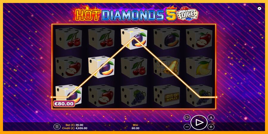 Hot Diamonds 5 Dice machine à sous pour de largent, image 3