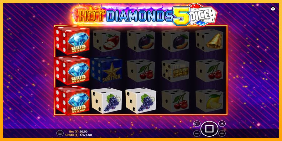 Hot Diamonds 5 Dice machine à sous pour de largent, image 4