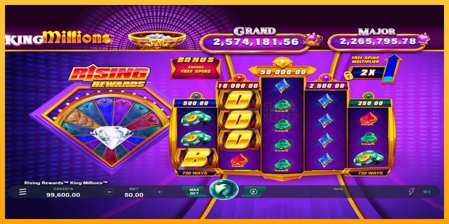 Rising Rewards King Millions machine à sous pour de largent, image 1