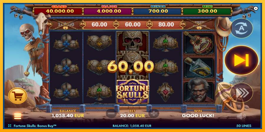 Fortune Skulls Bonus Buy machine à sous pour de largent, image 3