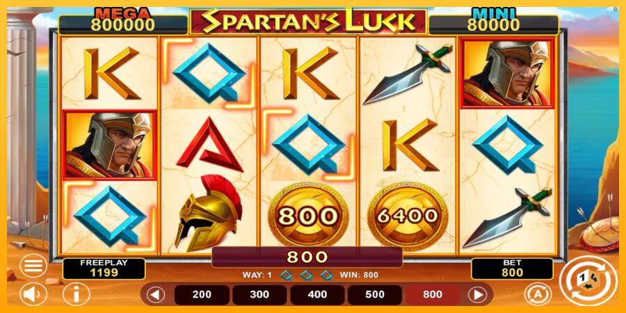 Spartans Luck Hold & Win machine à sous pour de largent, image 3