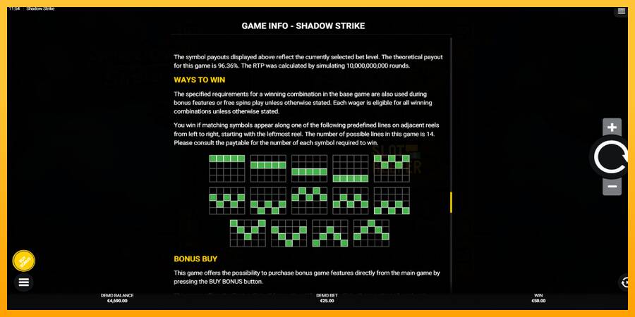 Shadow Strike machine à sous pour de largent, image 7