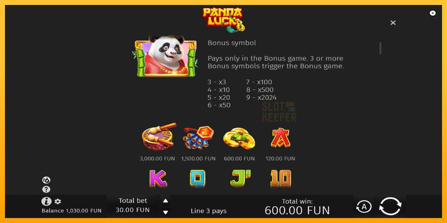 Panda Luck machine à sous pour de largent, image 5