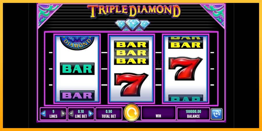 Triple Diamond machine à sous pour de largent, image 1