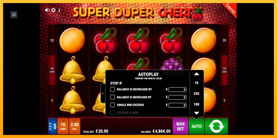 Super Duper Cherry machine à sous pour de largent, image 5