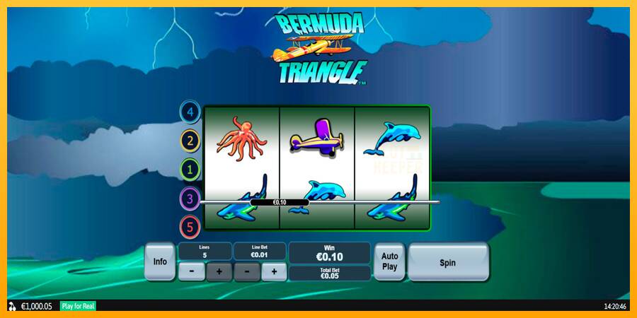 Bermuda Triangle machine à sous pour de largent, image 2