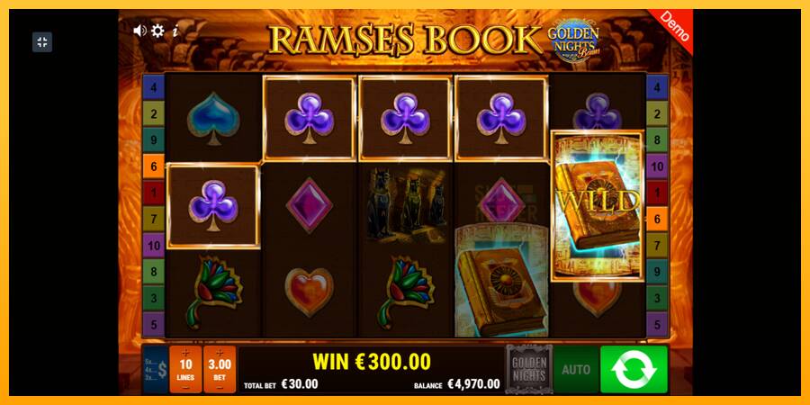 Ramses Book Golden Nights machine à sous pour de largent, image 3