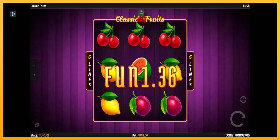 Classic Fruit machine à sous pour de largent, image 3