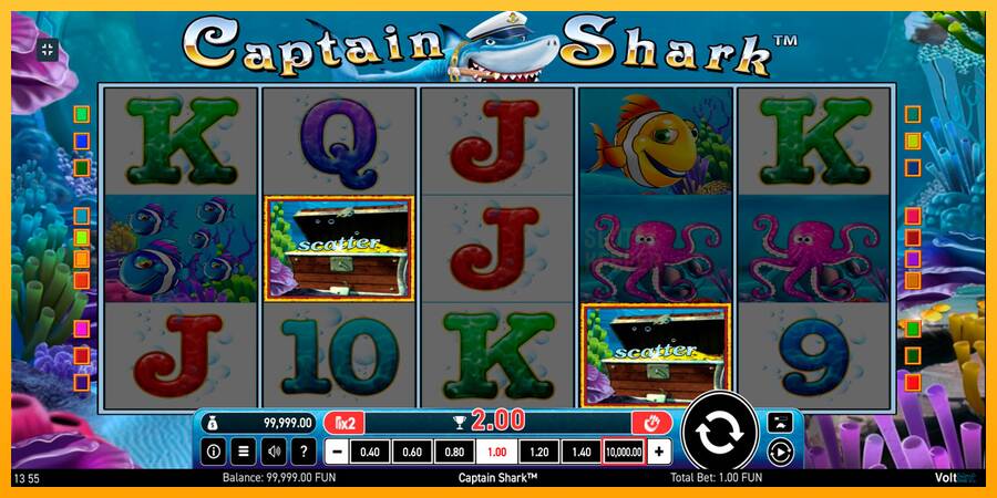 Captain Shark machine à sous pour de largent, image 3