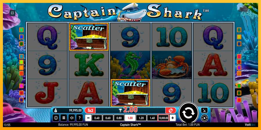 Captain Shark machine à sous pour de largent, image 4