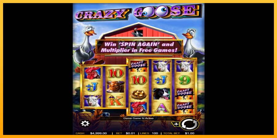 Crazy Goose machine à sous pour de largent, image 1