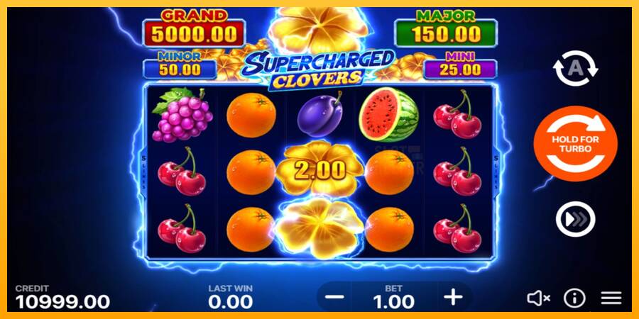 Supercharged Clovers: Hold and Win machine à sous pour de largent, image 1